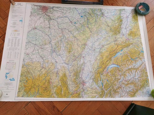 Dijon grande carte - carte, routière