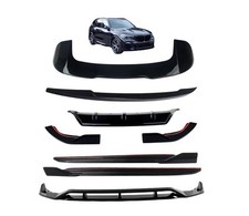 BMW X5 G05 BLACK BODY KIT GLOSS BLACK SPLITTER DIFFUSER STM ROOF SPOILER ABS