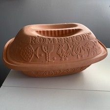 Romertopf Clay Terracotta Baker Roaster With Lid Germany Bay Keramik