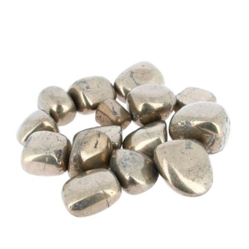 Pyrite pierre roulée 25 - pierre,