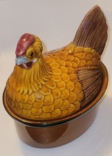 Terrine poule céramique