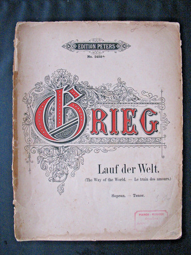 Grieg opus lauf der welt - grieg,