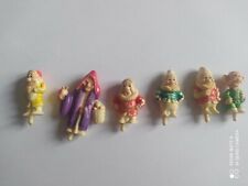 Lot 6 Figurines Anciennes Disney Blanche Neige et les 7 nains pour Bûche Noël 