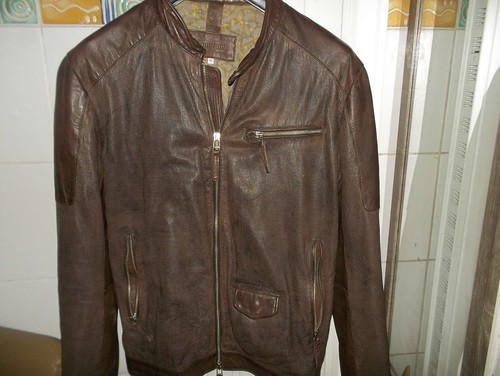 Blouson cuir agneau - cuir, l