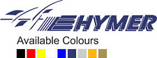 HYMER MOTORHOME | Large | Sticker-Decal-Graphic | Front Rear |FREE POST|(BB095)