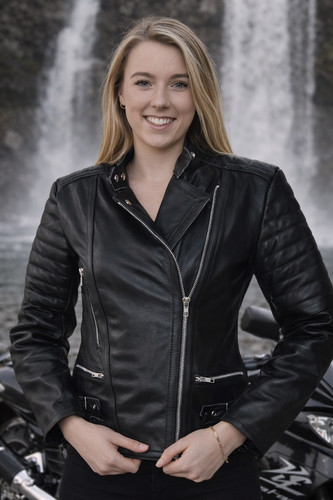 Blouson moto pour femme - blouson,