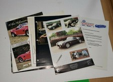 Shelby Cobra kit car brochure lot various manufacturers 