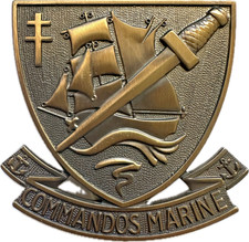 COMMANDO MARINE, insigne de béret