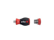 WIHA  Tournevis porte-embout avec magasin d'embouts TORX® avec 6 embouts, court,
