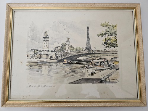 Tableau lithographie signée - lithographie,