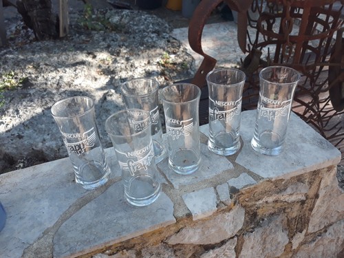 Lot verres tasses nescafé - lot,
