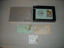 Vintage Philco T64-124 6 Transistor Radio w/Original Box & Papers TESTED WORKING