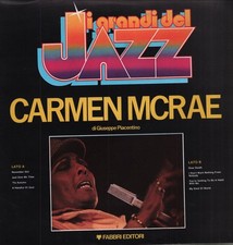 Carmen McRae I Grandi Del Jazz Vinyle Italie Fabbri Éditeurs 1981 En Brochure