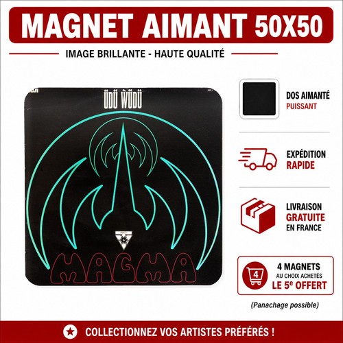Magnet magma 5x5 cm - , v6