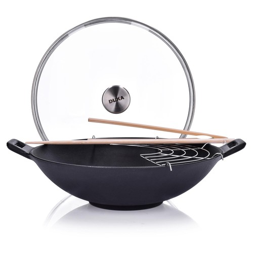 Magnifique wok fonte de - wok, en