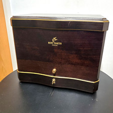 Remy Martin Drinks Cabinet or Tantalus with Mirror Back. Working Lock & Key