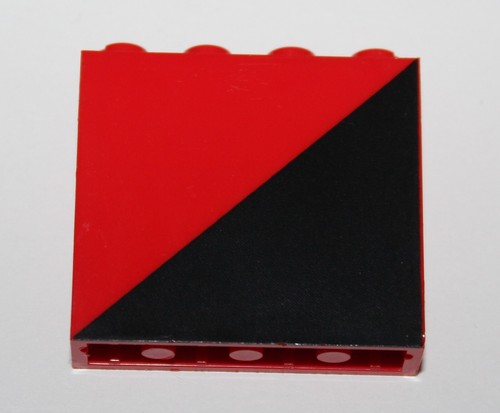 Lego train panel - rouge, noir