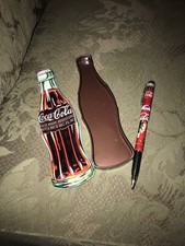 1996 Coke Bottle Coca Cola Collector Pen In A Tin Gift Set