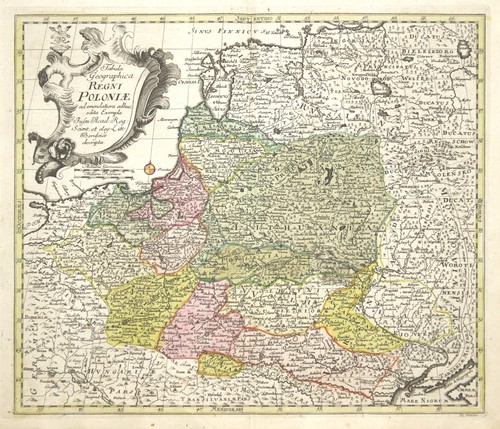 Carte ancienne europe - europe, pologne