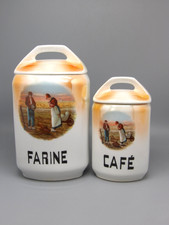 2 POTS A EPICES ANCIEN MOTIF L