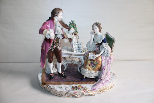 Grand groupe porcelaine - grand,