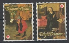 Belgique n° YT 2398-2399 neuf** année 1991 - Croix rouge