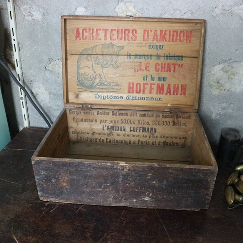 Ancienne caisse boite coffret - ancienne,