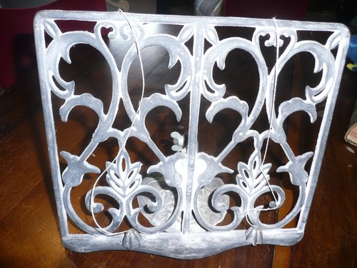 Ancien lutrin etain porte - en,