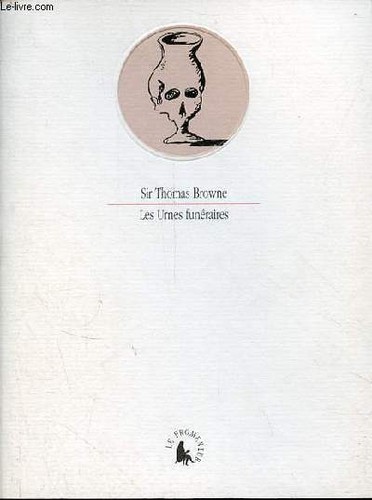 Hydriotaphia discours sur - discours,