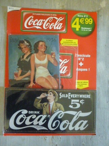 Plaques publicitaires coca - plaques,