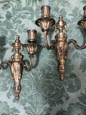 Paire d'appliques en bronze