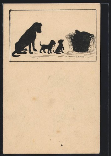 Carte postale artiste - d'artiste, carus