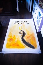 TAITTINGER L'INSTANT B French Bus Shelter Vintage Advertising Poster Original