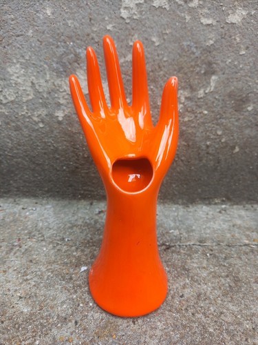 Baguier soliflore main orange - soliflore,
