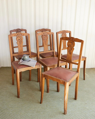 Claude lot 6 chaises - lot,