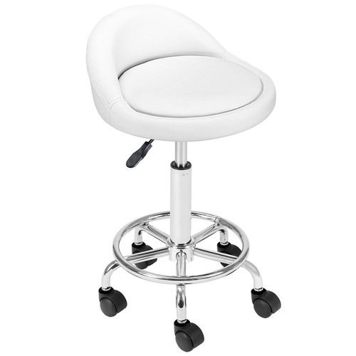 Tabouret roulettes blanc - tabouret, à
