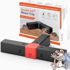 Souris Électrique Souricière Électronique Rat USB Rechargeable 3 Boîtes À Appâts