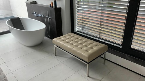 Banquette cuir pour salle - banquette,