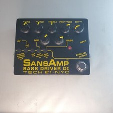 Tech 21 SansAmp Bass Driver Effect Pedal  v2 bass guitar effects pedal