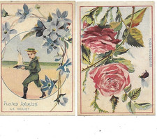 2 anciens CHROMOS   fin XIX e