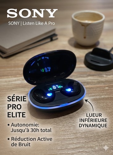 écouteurs sans fil - fil, bluetooth