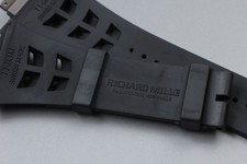 Bracelet de montre en caoutchouc noir authentique [NEUF] Richard Mille...