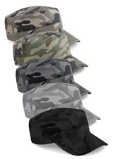 Casquette Militaire Camouflage Armée Chasse Pêche Vert Beige Gris Noir En Coton