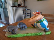 RARE: Figurine Obélix Leblon Delienne numérotée en résine 