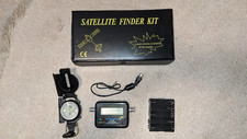 Satellite Finder Kit With Signal Meter, Compass and Battery Supply