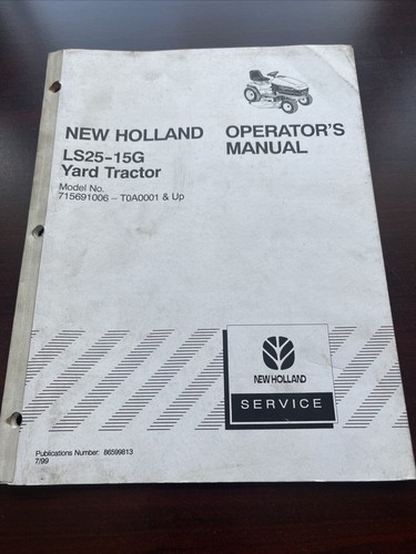 New holland ls25 - ls25-15g, garden