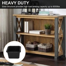 4PCS Bed Risers Rubber Heavy Duty Chair Leg Lifts Furniture Riser Blocks For