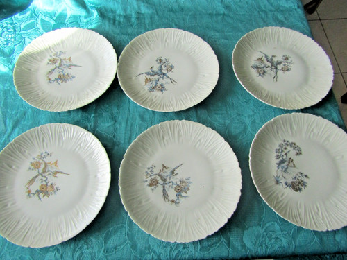 Assiettes plates porcelaine - 6,