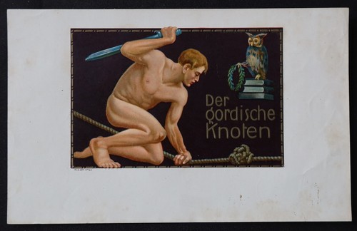 Old label cigar - label, box