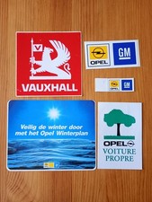 lot 5 stickers vintage OPEL /